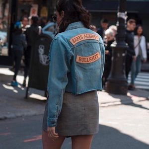 Cropped Denim Jacket